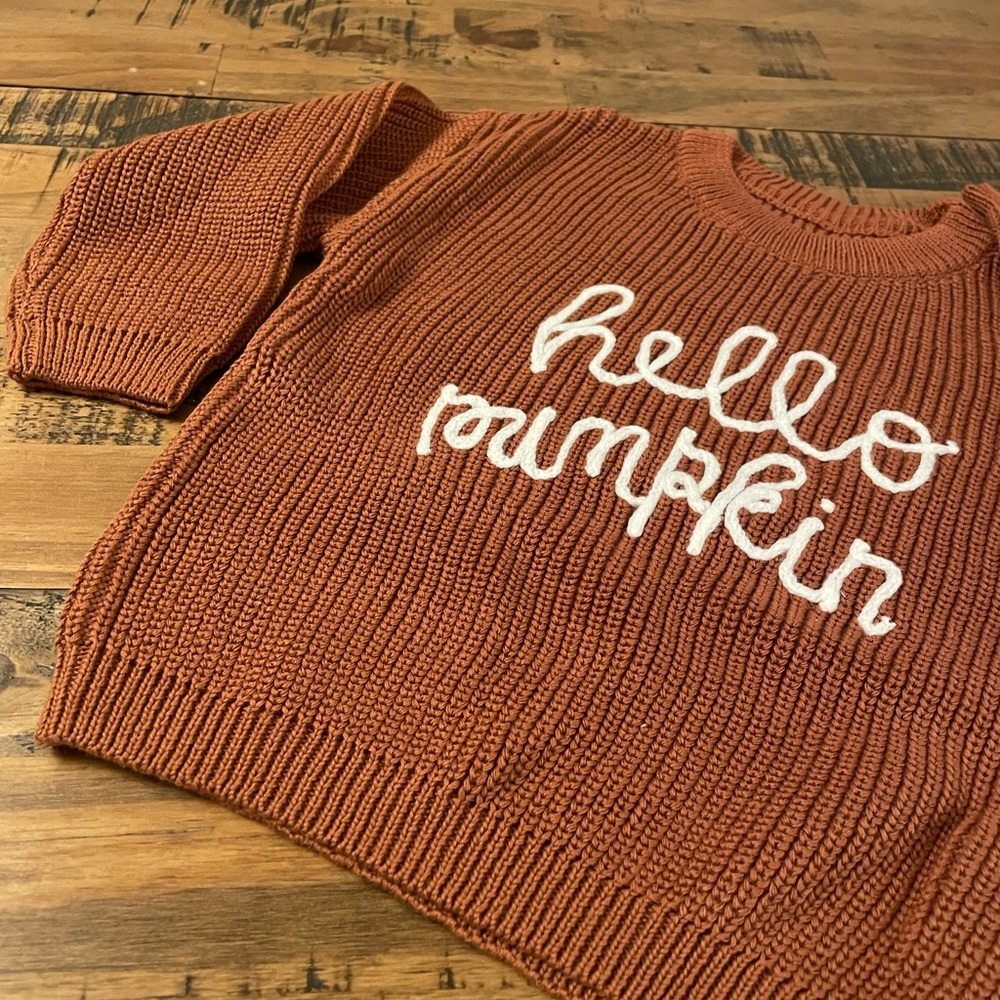 Hello Pumpkin Sweater